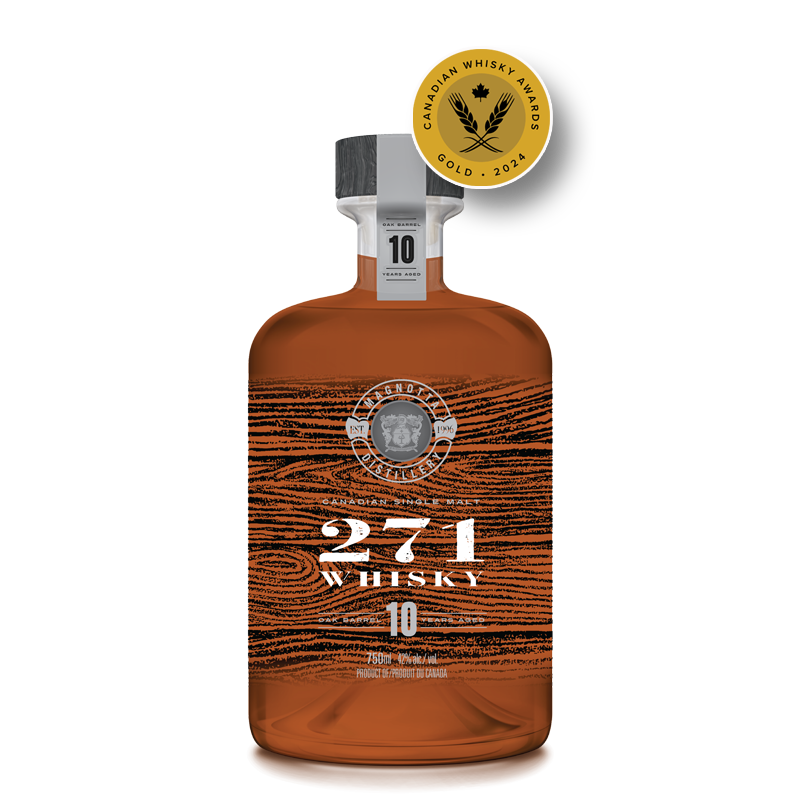 Canadian Single Malt 271 Whisky Oak Barrel 10 Years Aged