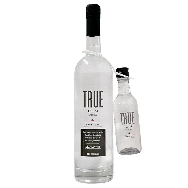 True Gin bundle with 187mL bottle