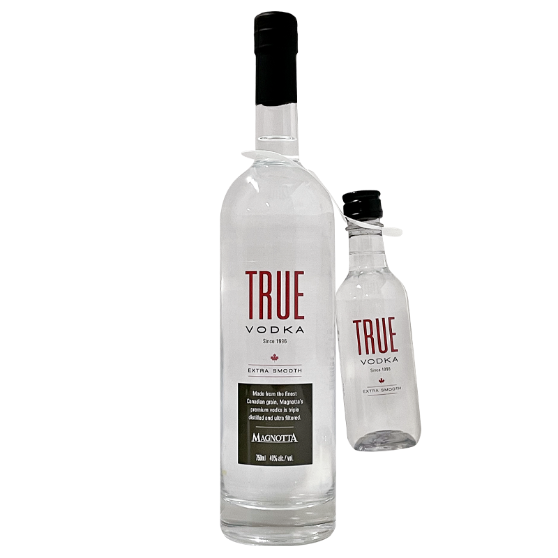 True Vodka bundle with187mL bottle