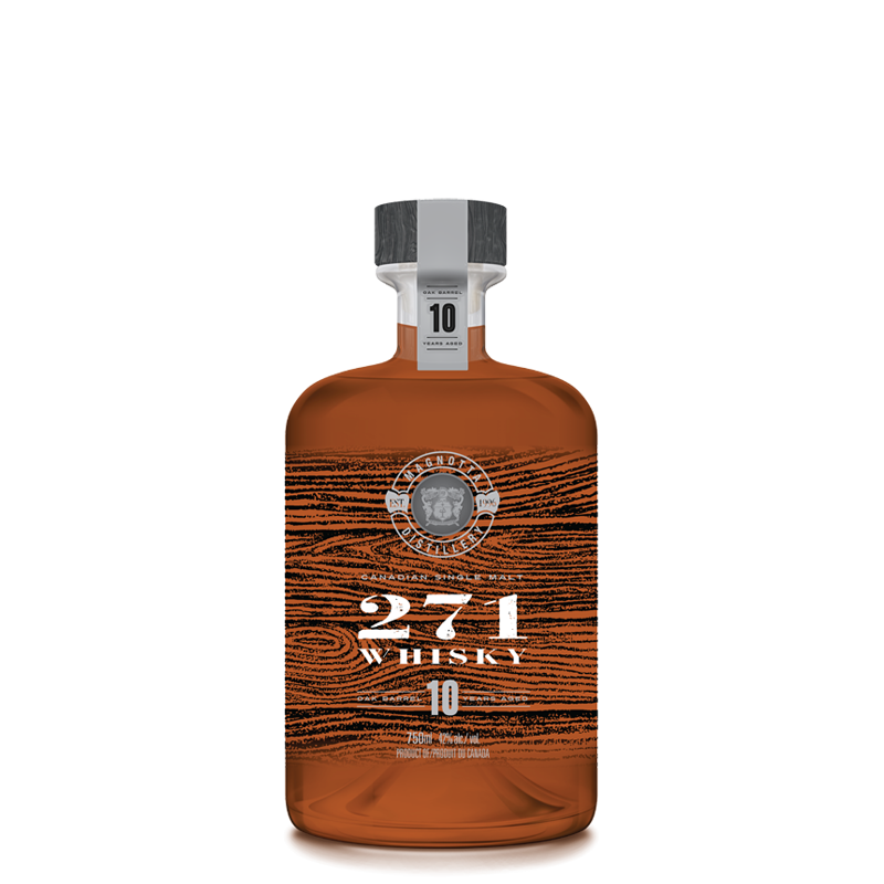 Canadian Single Malt 271 Whisky Oak Barrel 10 Years Aged