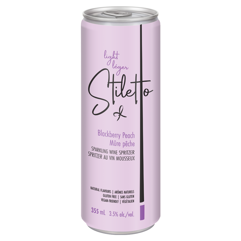 Stiletto Blackberry Peach Spritzer