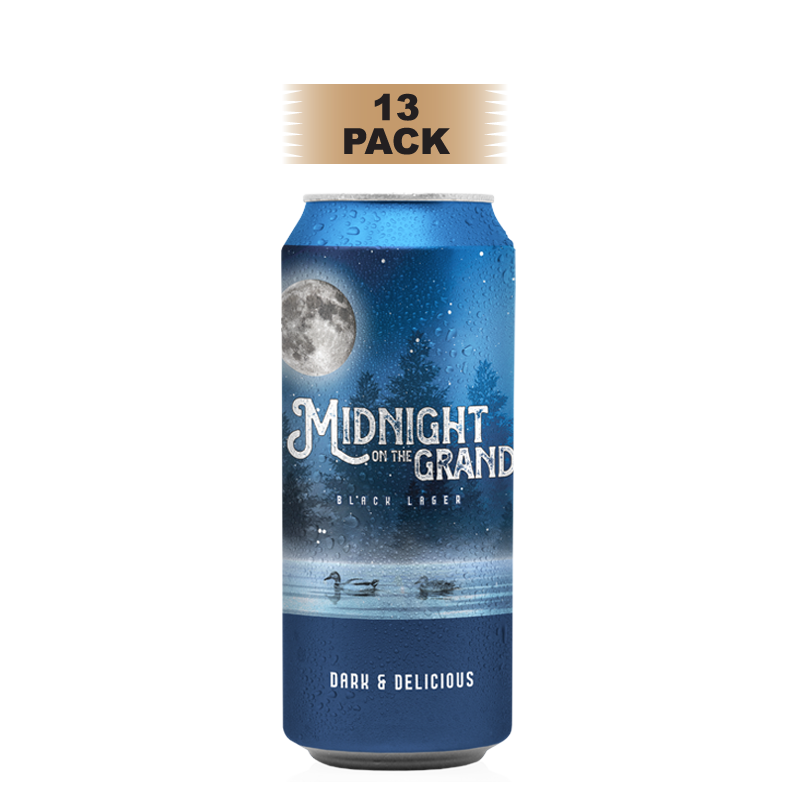 Midnight on the Grand Black Lager - 13 Pack