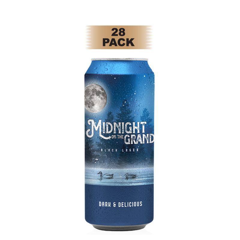 Midnight on the Grand Black Lager - 28 Pack