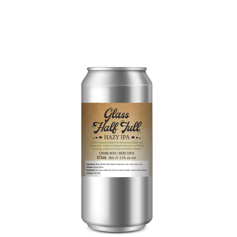 Glass Half Full Hazy IPA - 6 Pack